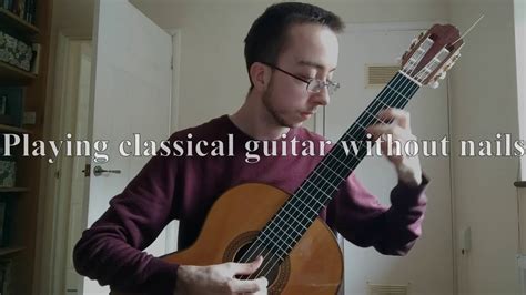 classical guitar nail file|playing classical guitar without nails.